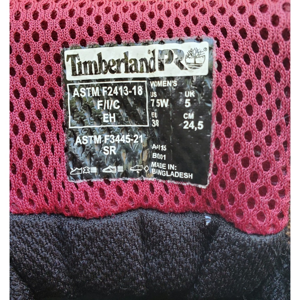 Timberland PRO Hypercharge 6" Composite Toe Waterproof Work Boots Brown 1A4115 - Picture 5 of 7